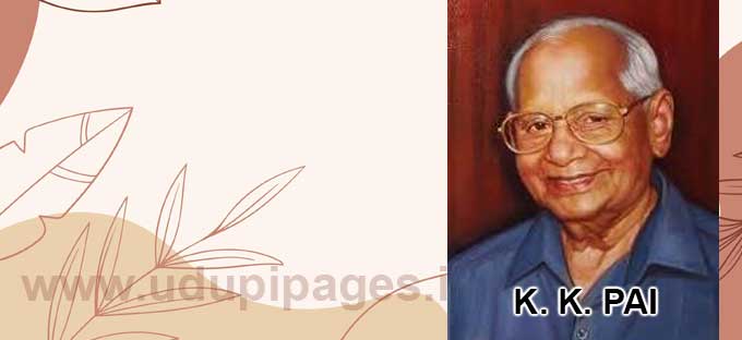 K. K. PAI K. K. PAI